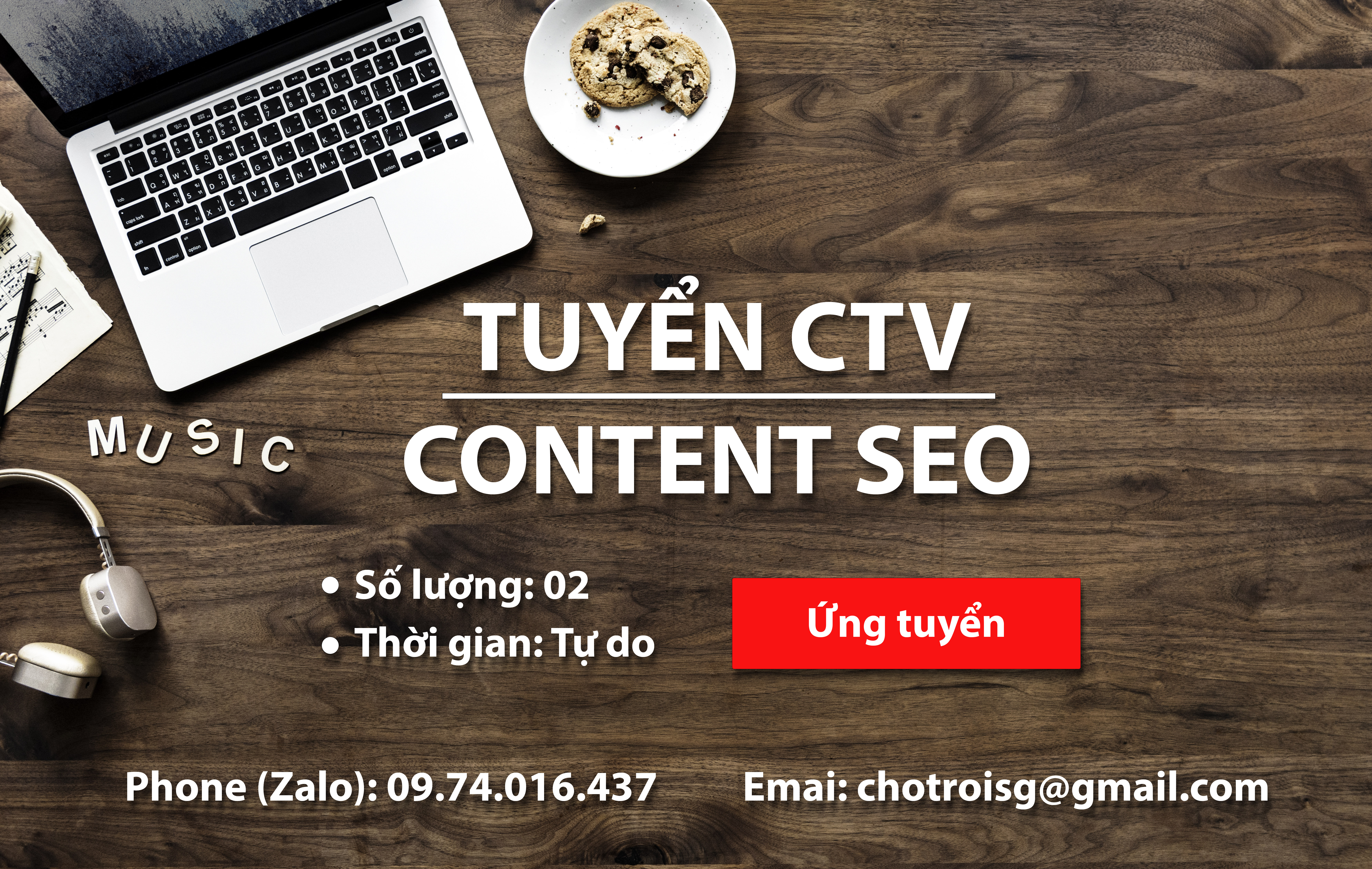 Tìm CTV Content SEO mảng công nghệ (Máy tính,PC, Laptop) 2024